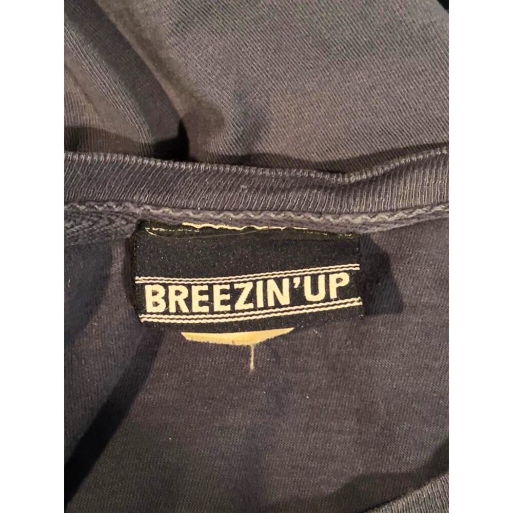 Breezin’ Up Nantucket Island Rowing T-Shirt Mens Large VTG 90s Navy Tee - Picture 4 of 7
